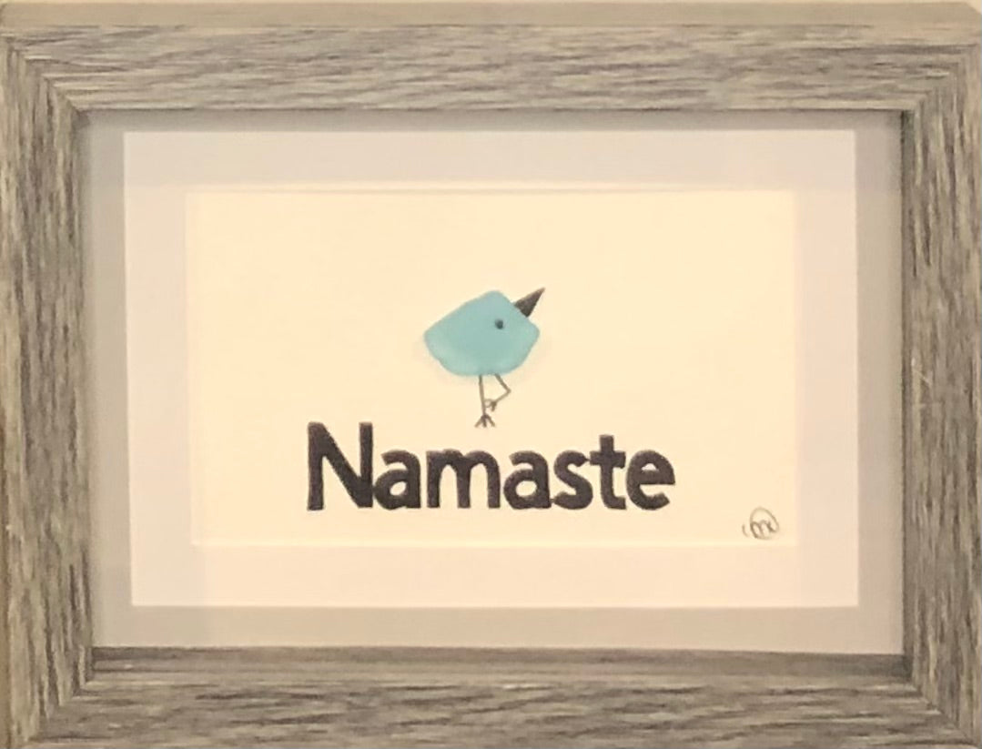 Sea Glass Picture - Yoga (2) - 5x7