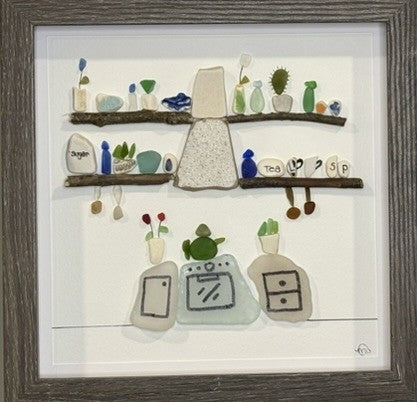 Sea Glass Picture - Margie's Kitchen 1 - 8x8