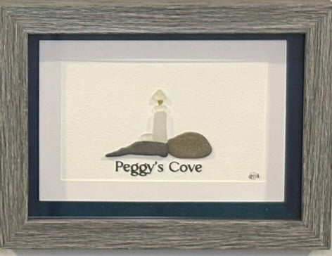 Sea Glass Picture - Peggy's Cove (3)- 5x7