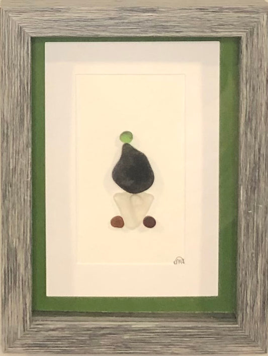 Sea Glass Picture - Gnome 1 - 5x7