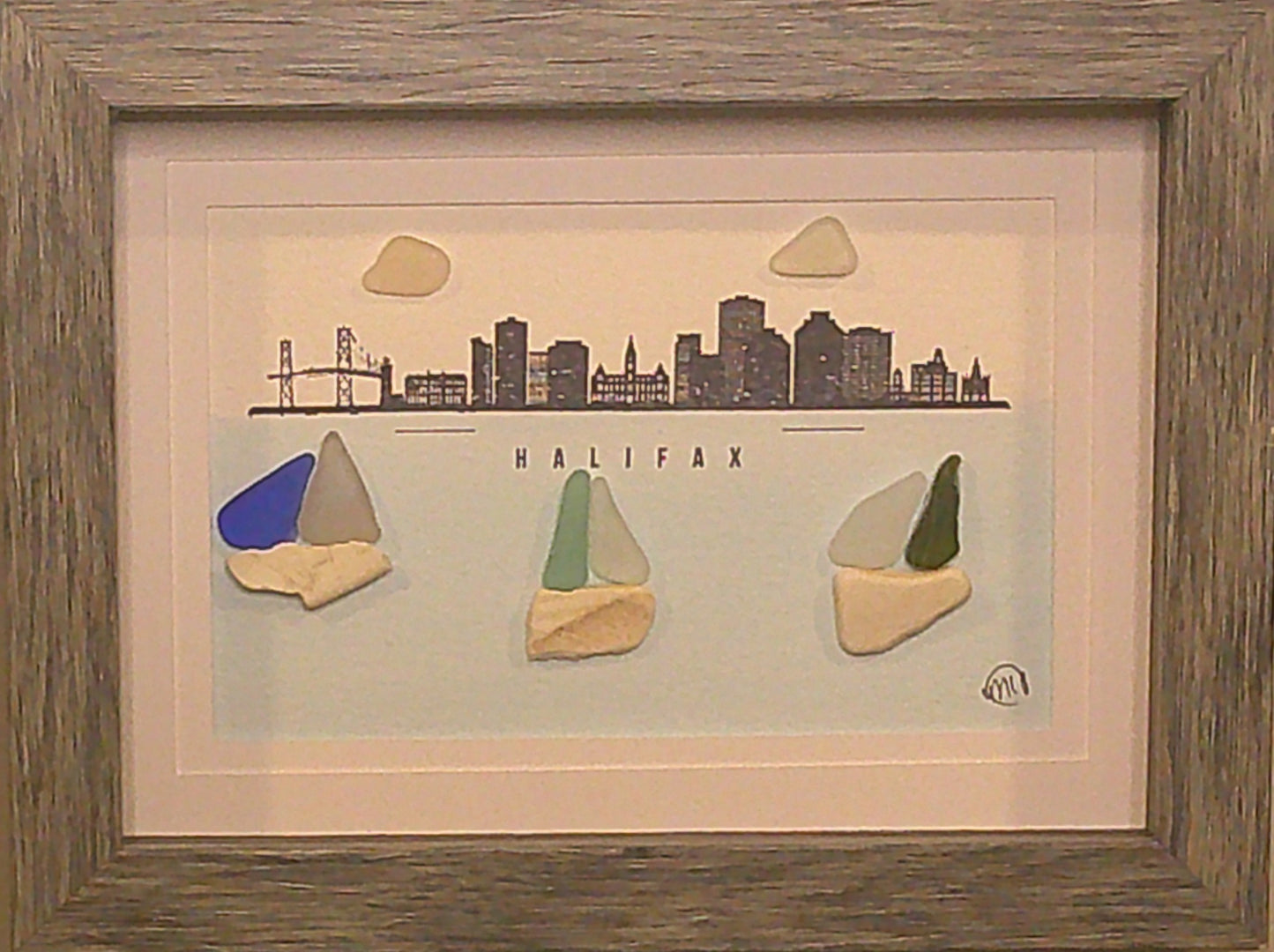 Sea Glass Picture - Halifax 1 - 5x7