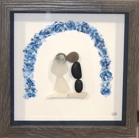 Sea Glass Picture - Wedding (6) - 8x8