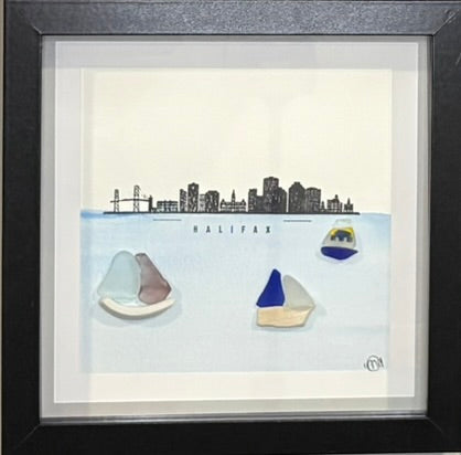 Sea Glass Picture - Halifax (1) - 8x8